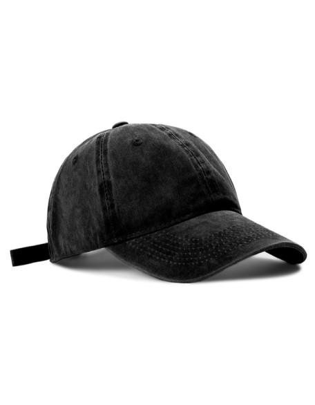 Women's Baseball Cap - Artistic Retro Outdoor Denim Cotton Visor Hat